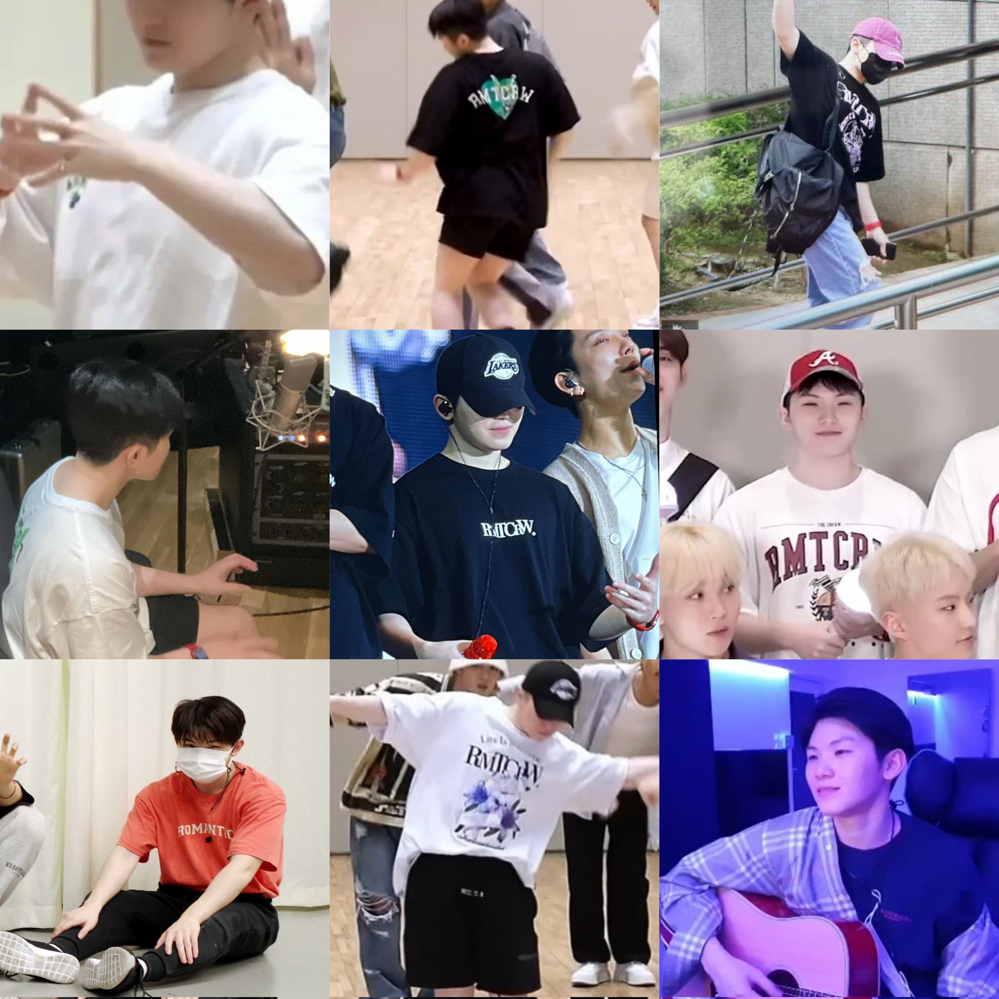 [정보/소식] 세븐틴 우지ㅋㅋㅋㅋㅋ맨날 입고 다니는 브랜드 로맨틱크라운 모델 됐다 !!!!!!💖💙 | 인스티즈