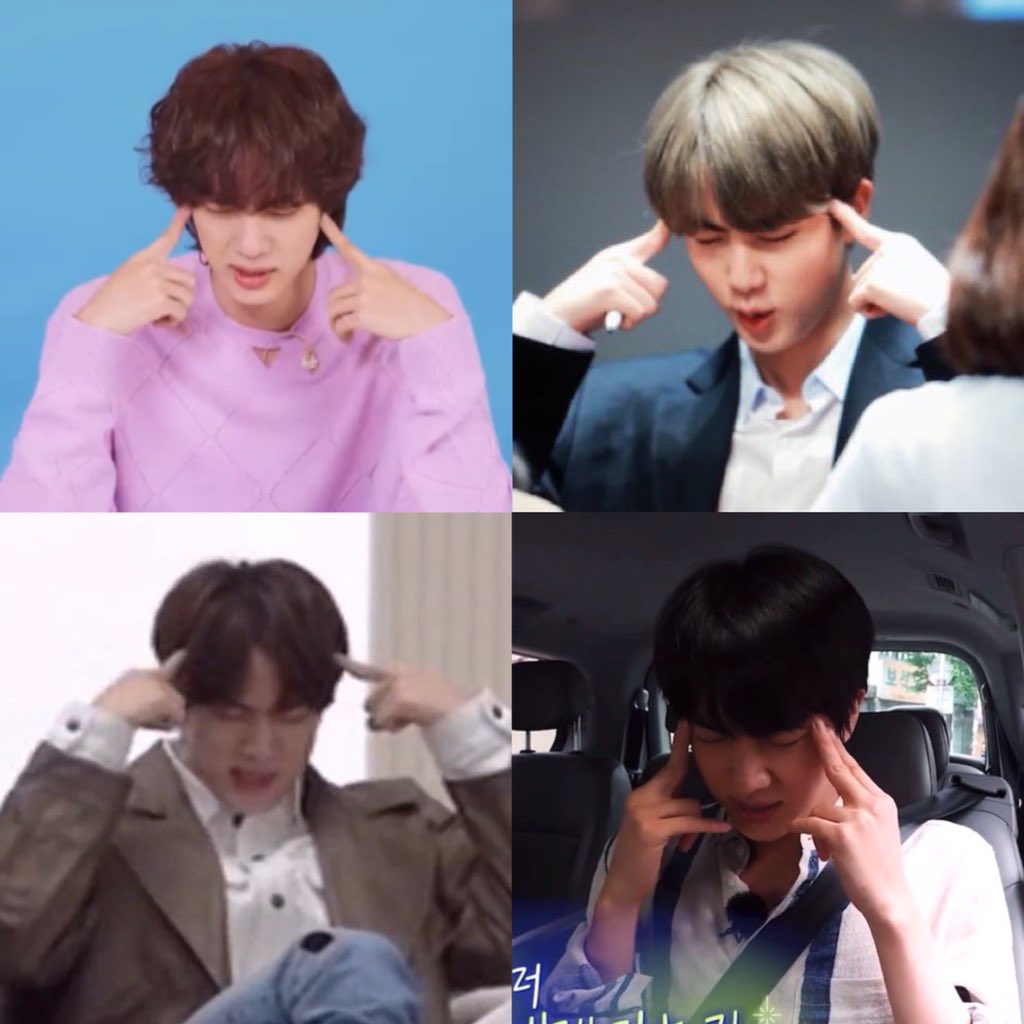 [잡담] 방탄 진 이 습관 너무 귀여움... | 인스티즈