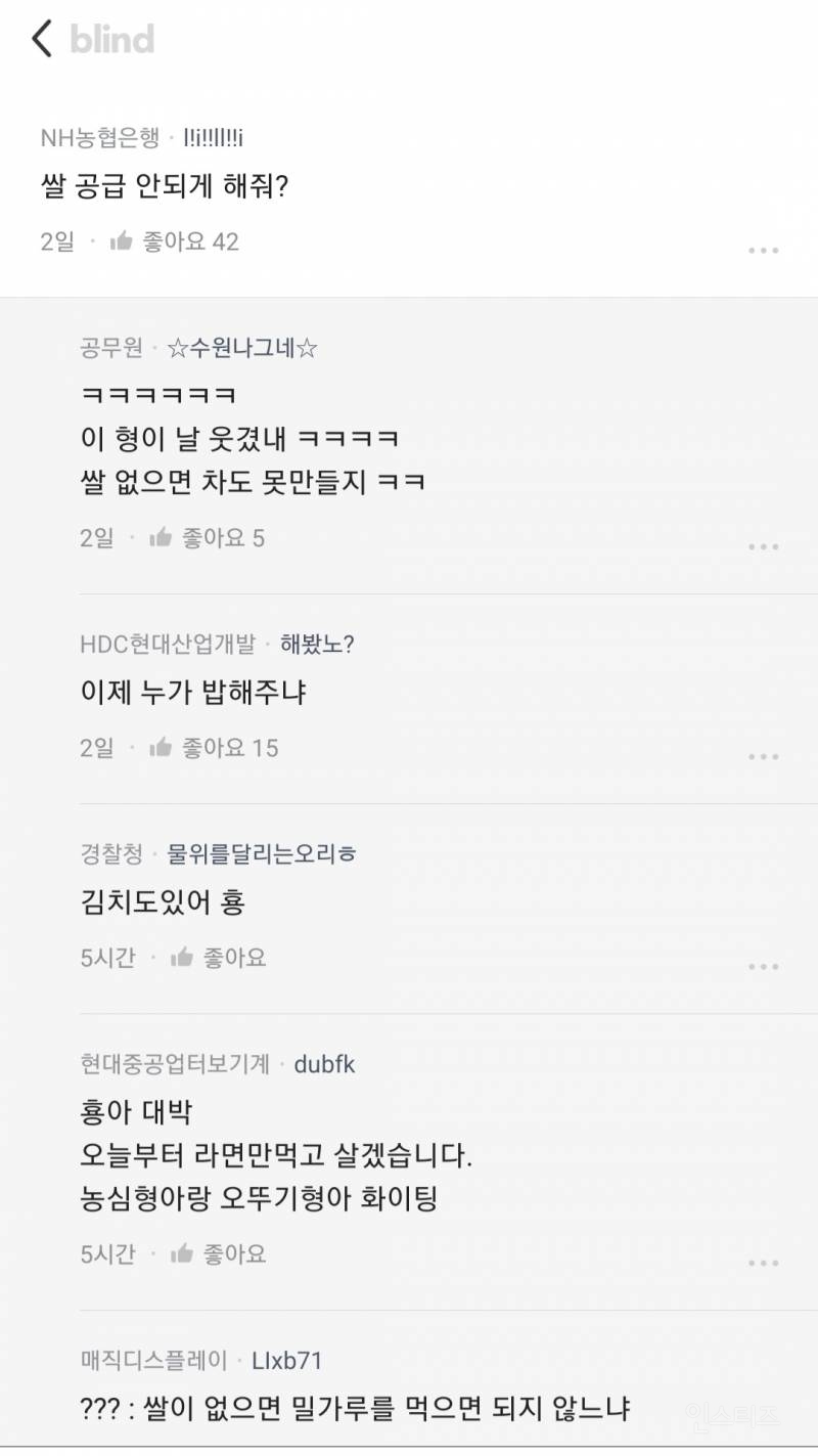 자의식이 과잉된 사람들.blind | 인스티즈