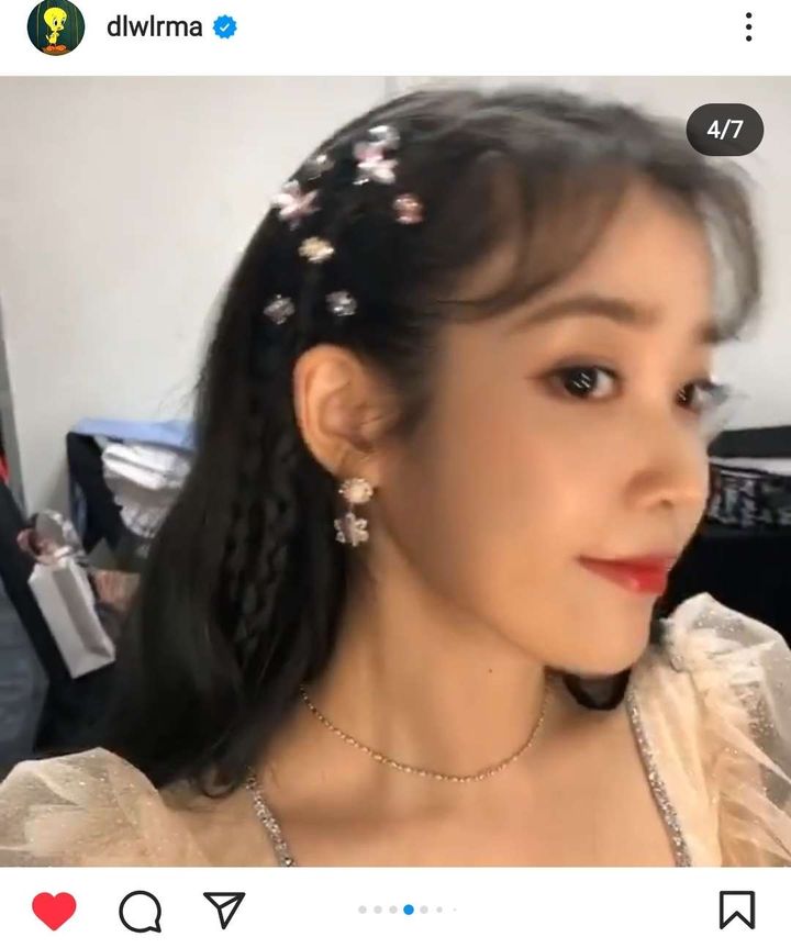 [잡담] 아이유 이런 각도로 찍힌 사진 좋아해.. | 인스티즈