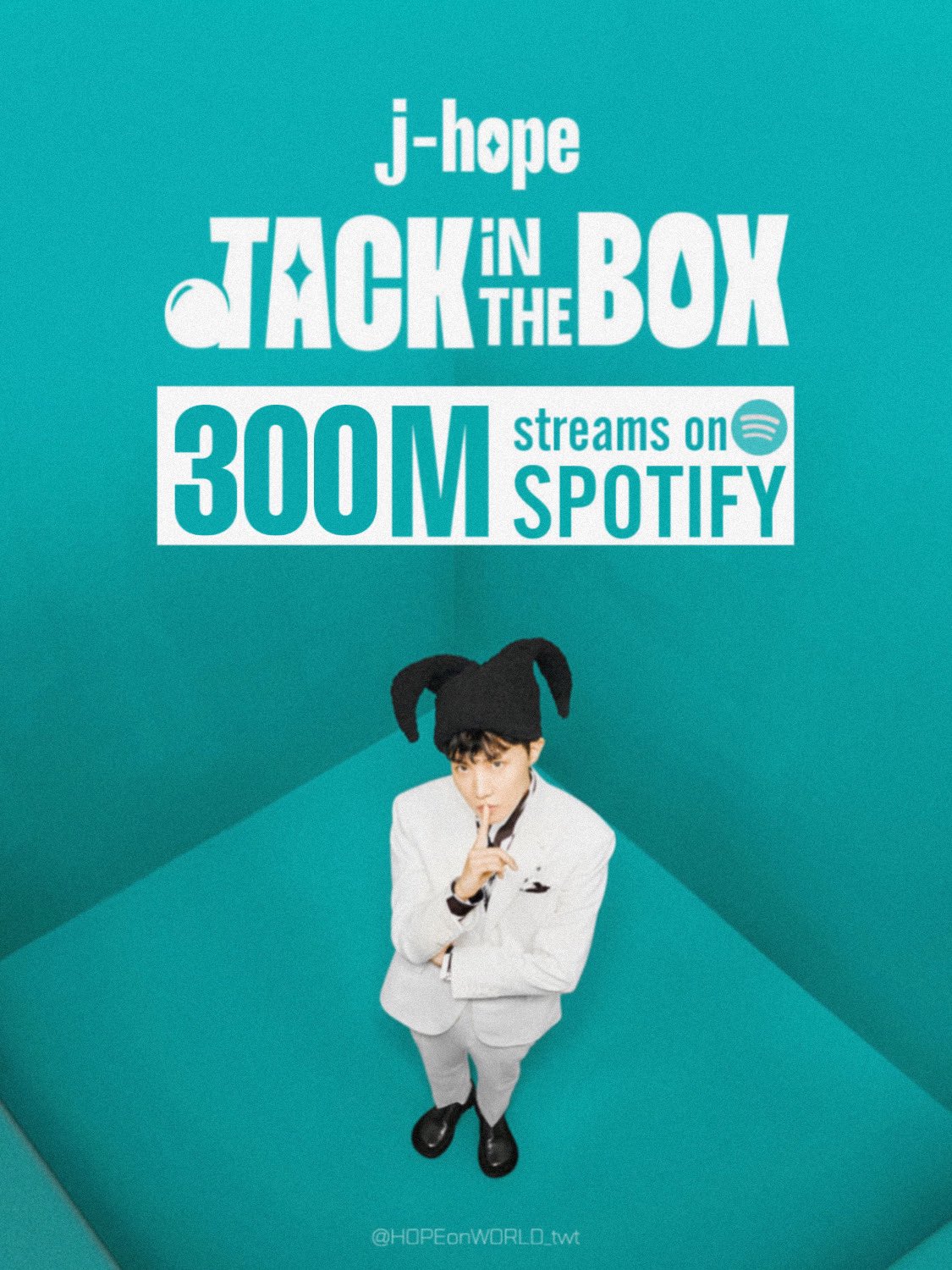 [잡담] 제이홉의 첫번째 솔로앨범 잭인더박스 3억스밍 축하합니다! | 인스티즈