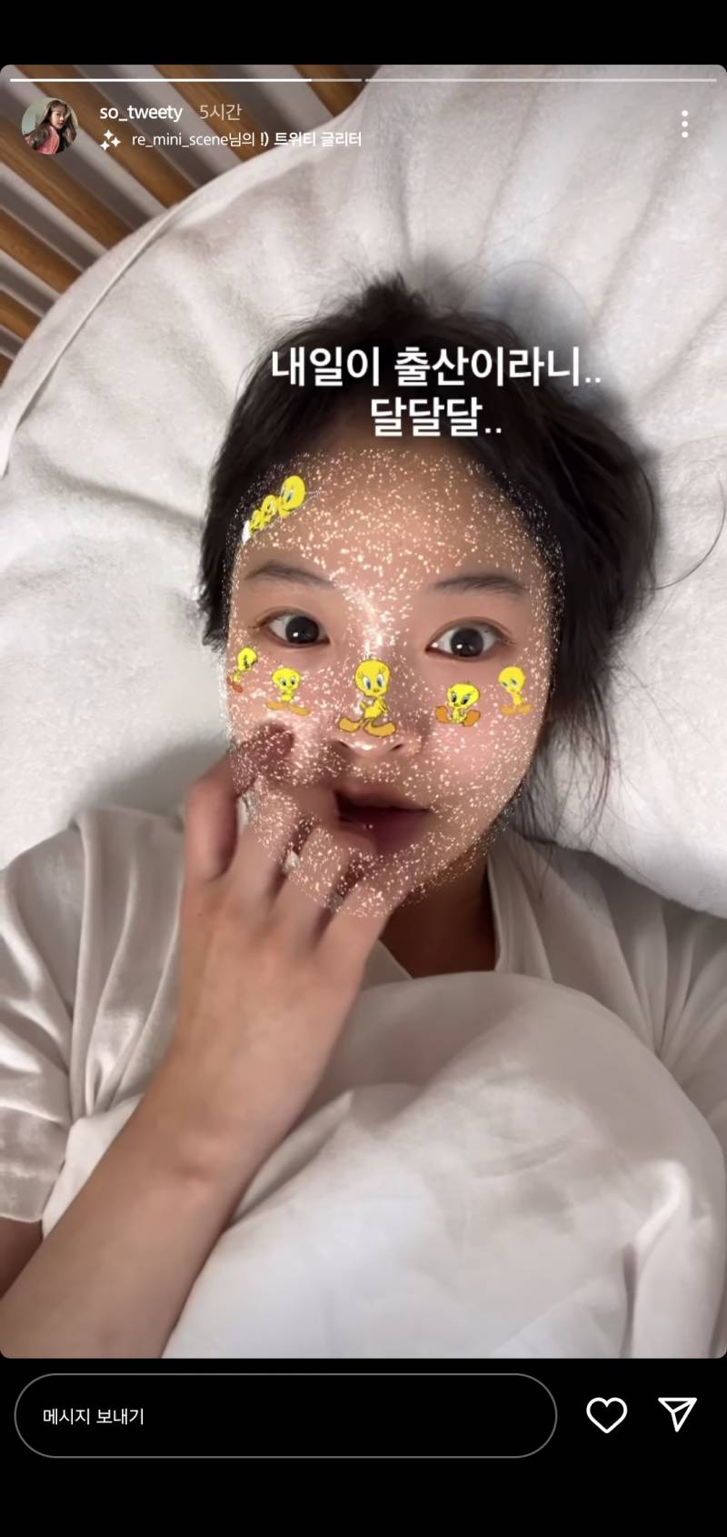 헐 트위티님 내일 출산이시구나 시간 진짜 빠르다 | 인스티즈