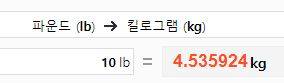 헬스기구 5kg하고 싶으면 10파운드 하면 되나? | 인스티즈