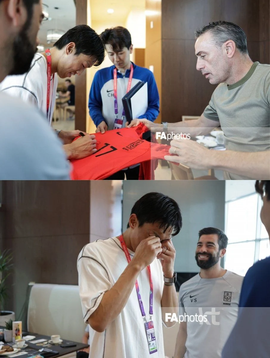 벤투랑 마지막 인사하면서 김승규 우는거 | 인스티즈