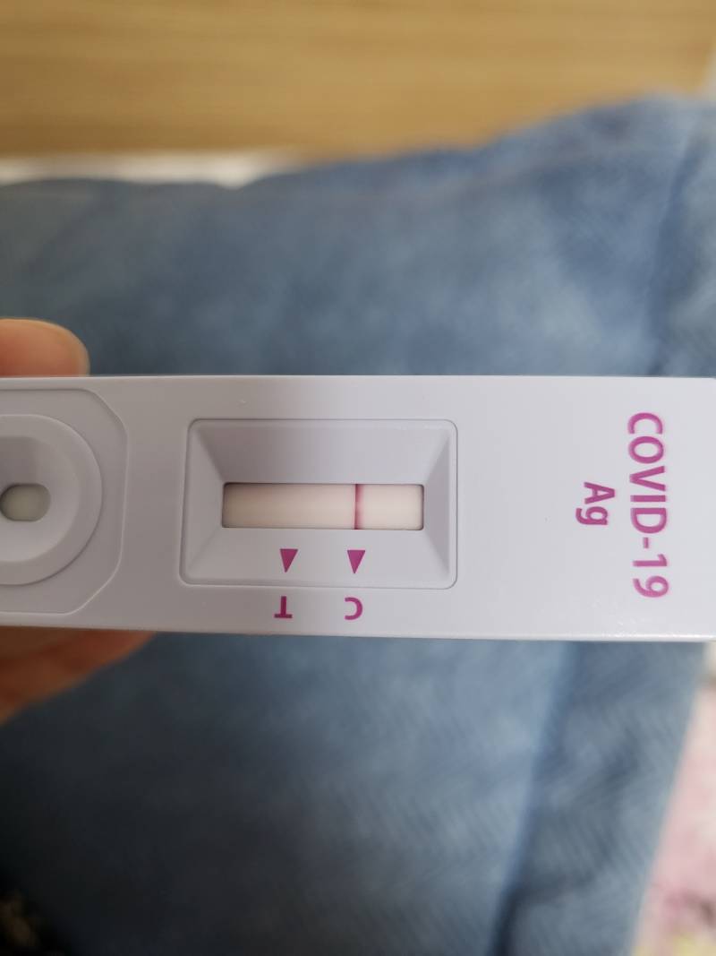 얘들아 이거 코로나 키트 흰색줄 나오는 건 뭐야?ㅜㅜ | 인스티즈