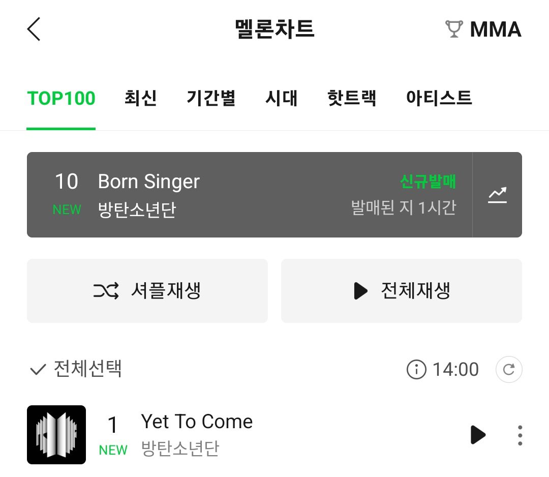 [잡담] 멜론차트 개편 후 방탄 진입순위 볼 때마다 안믿긴다 ㅋㅋㅋㅋㅋㅋㅋㅋㅋㅋㅋ | 인스티즈