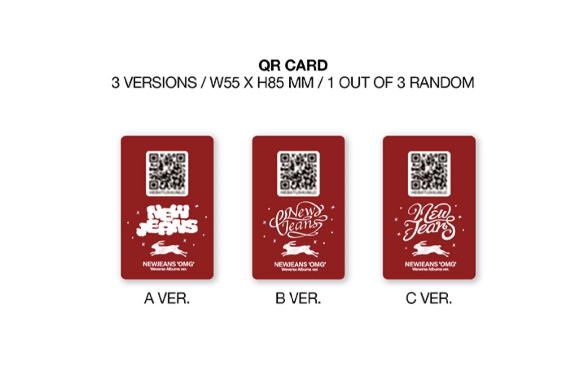[정리글] 뉴진스 omg 앨범 메시지 카드 , 위버스 버전사양 상세이미지 | 인스티즈