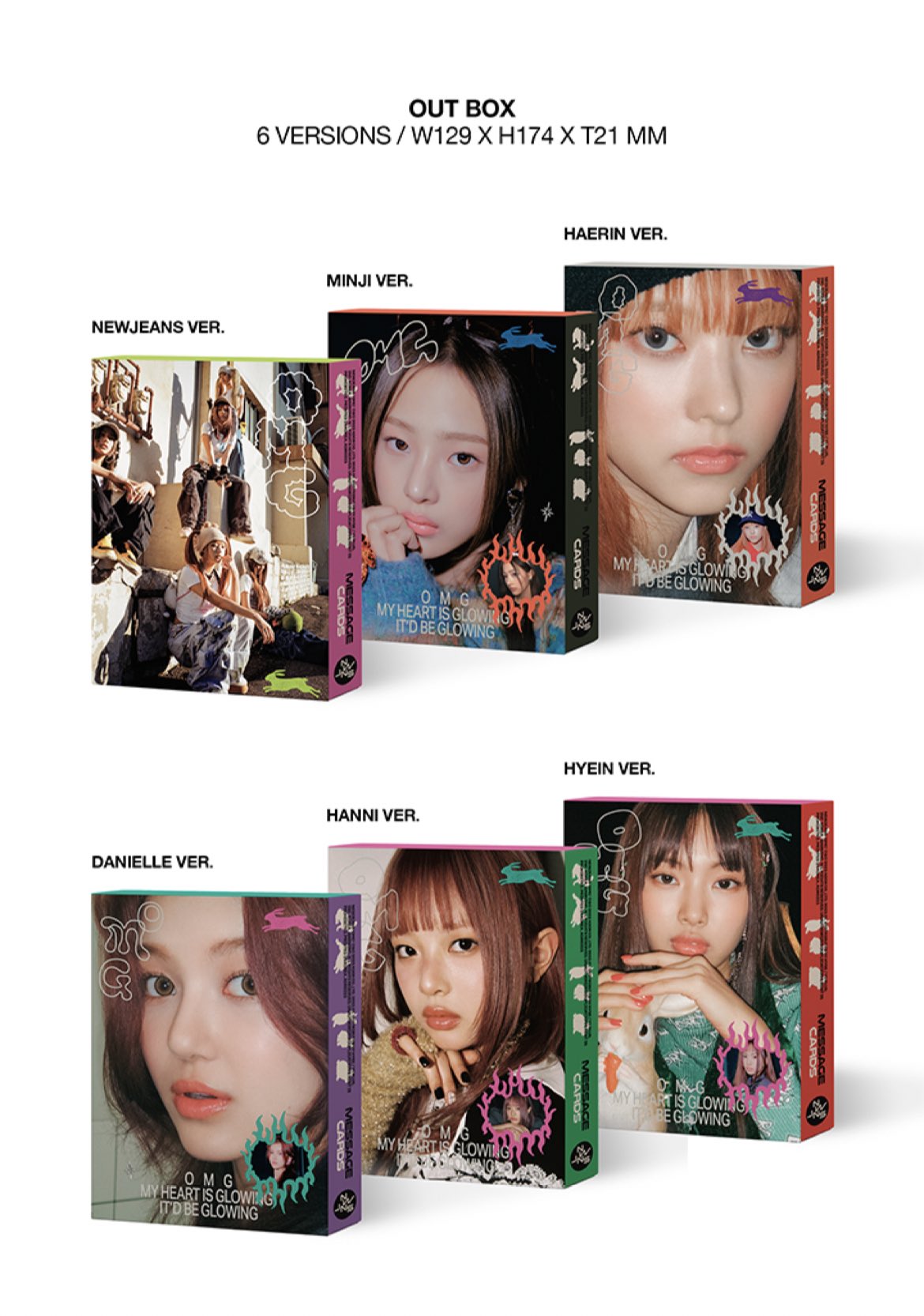 [정리글] 뉴진스 omg 앨범 메시지 카드 , 위버스 버전사양 상세이미지 | 인스티즈