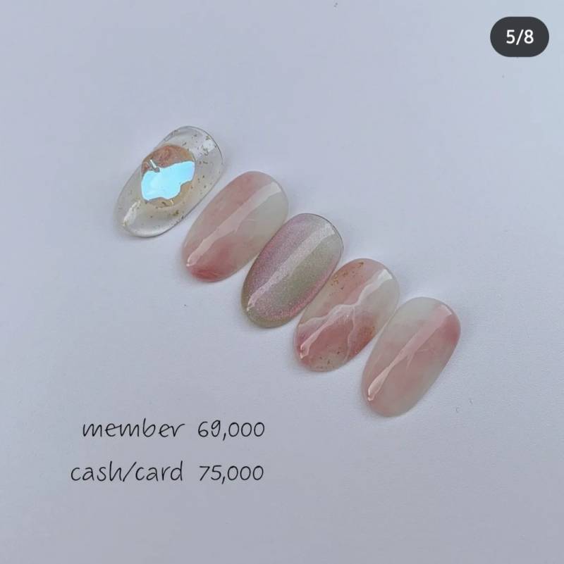 이거 네일 7만5천원인디 할까말까 넘이쁜거같아.. 1111해라 222말아라 기본젤해라 - 인스티즈(instiz) 일상 카테고리