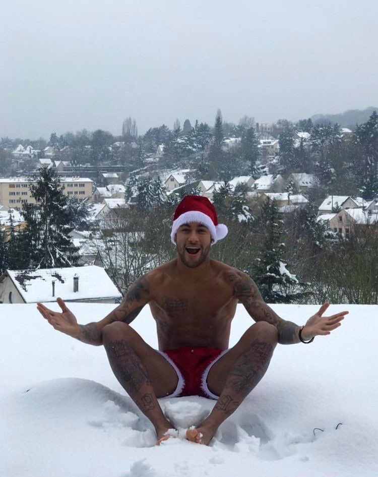 [잡담] 네이마르 크리스마스 사진 왤케 웃김 | 인스티즈