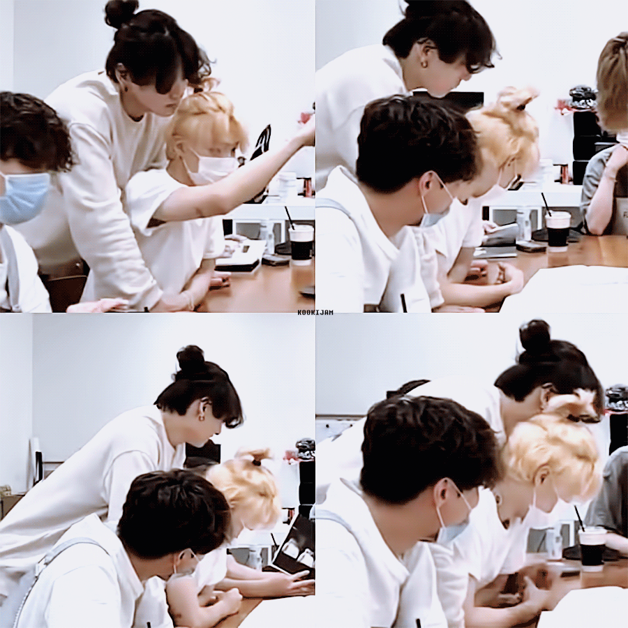 [잡담] 방탄 지민 이 머리 묘하게 중성적인 느낌나고 좋았어 | 인스티즈