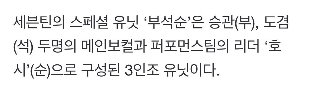 [잡담] 부석순 이름에서 따온건데 활동명 하나도 안들어간게 너무 웃김ㅋㅋㅋㅋㅋㅋ | 인스티즈