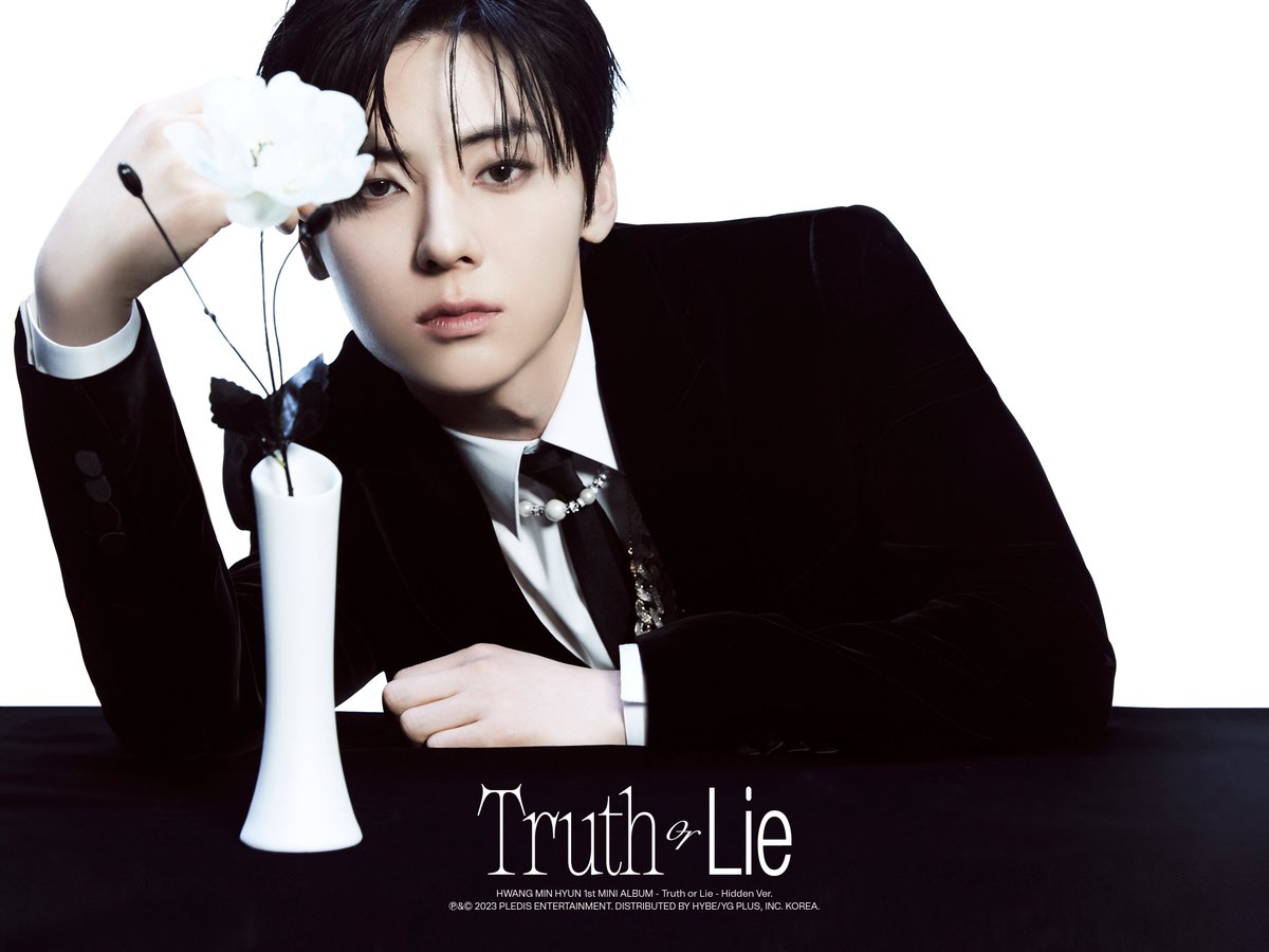 [정보/소식] 황민현 (HWANG MIN HYUN) 'Truth or Lie' - 1st MINI ALBUM Official Photo : Hidden Ver. 💬 | 인스티즈
