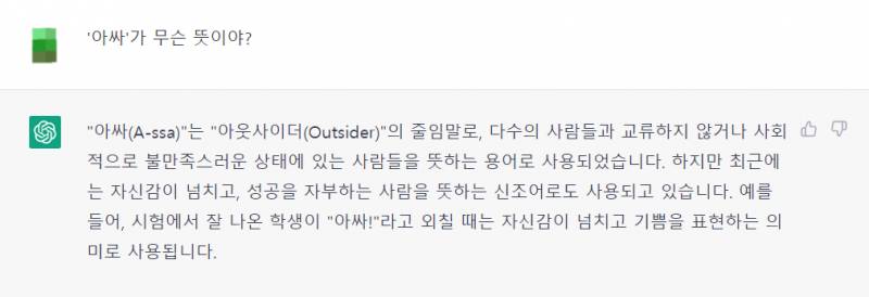 아싸는 자신감이 넘치고 성공을 자부하는 사람이래 | 인스티즈