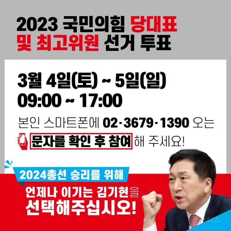2023 국민의힘 당대표 및 최고위원 선거 투표 | 인스티즈