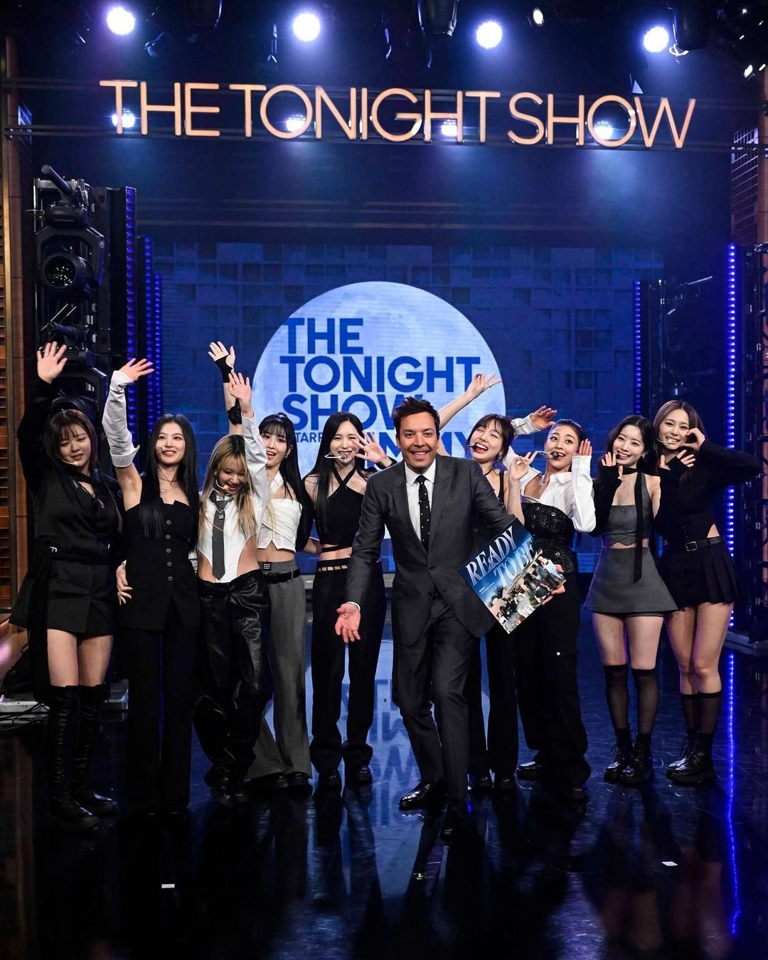 [잡담] 트와이스 오늘 컴백 첫방하는 지미 팰런쇼 사진 떴다 | 인스티즈