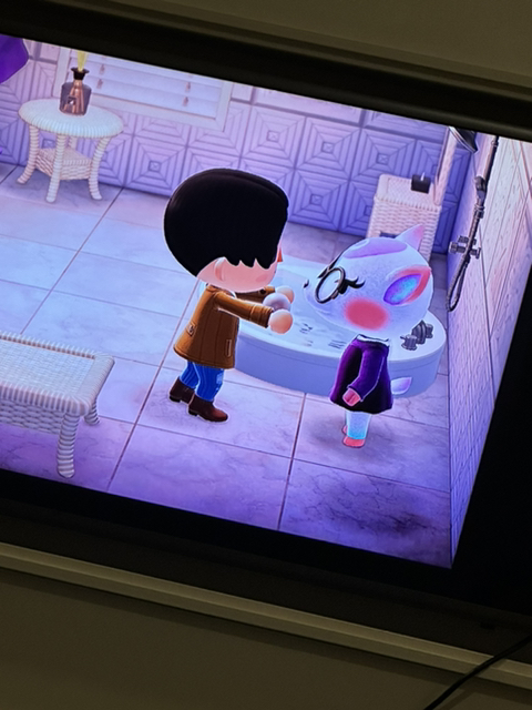 [잡담] 아 얘 진짜 귀엽다 공항패션 동숲에서도 입고 있음 | 인스티즈