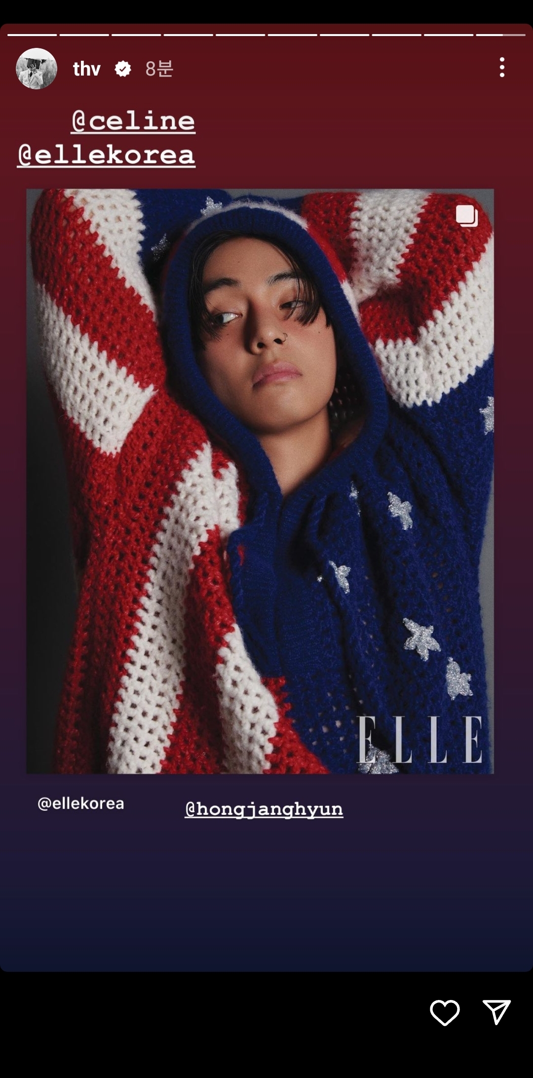 [잡담] 뷔가 인스스에 셀린느 태그함 | 인스티즈