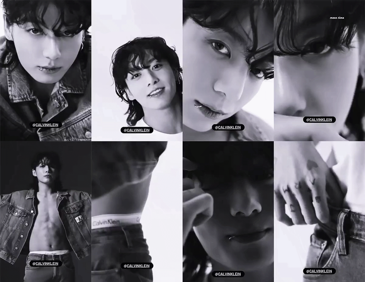 [잡담] 방탄 정국 캘빈 광고 걍 수컷 그 자체다... | 인스티즈