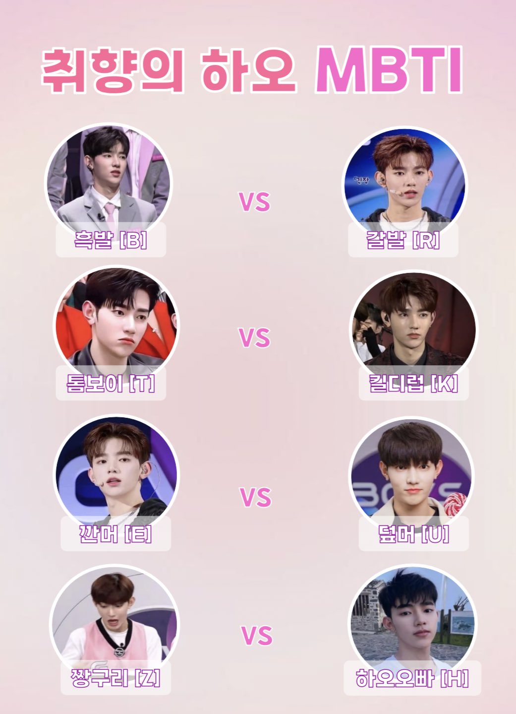 [잡담] 장하오 엠비티아이 해보자 골라봐~! | 인스티즈