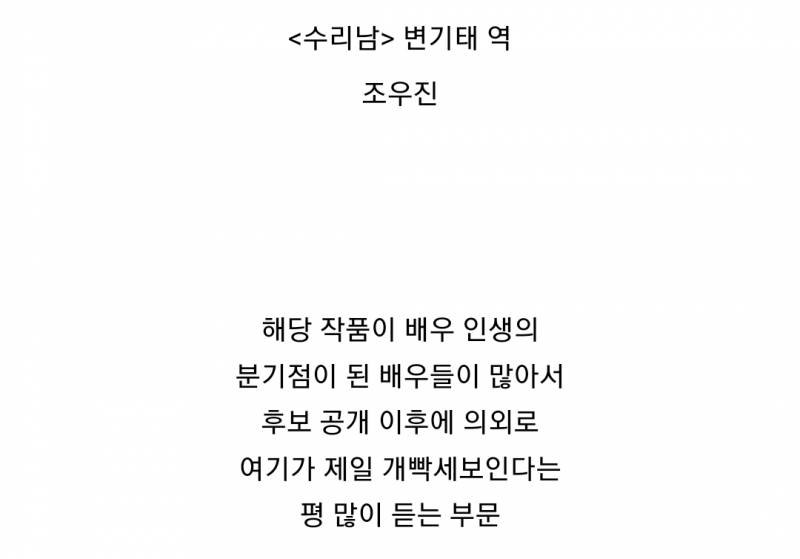 의외로 제일 빡세보인다는 반응 많은 백상 드라마 남우조연상 후보들 | 인스티즈