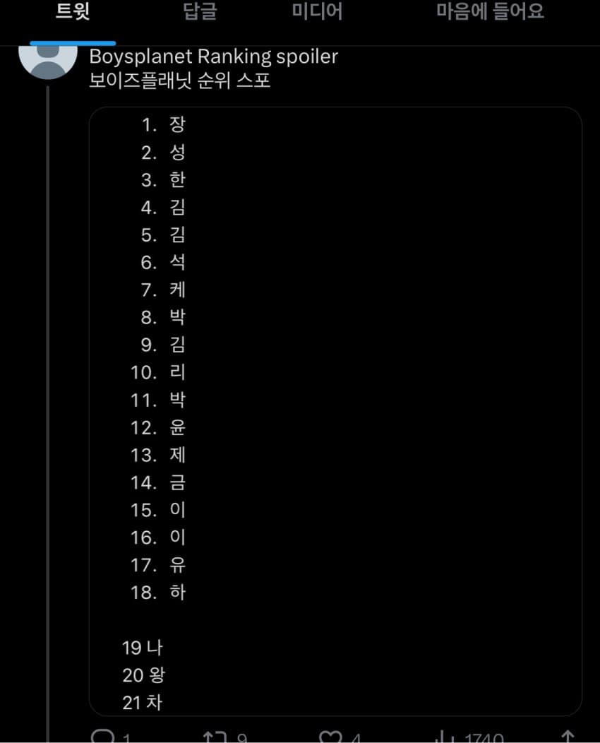 [잡담] 보플 새로 뜬 순위스포 (ㅅㅍㅈㅇ) | 인스티즈