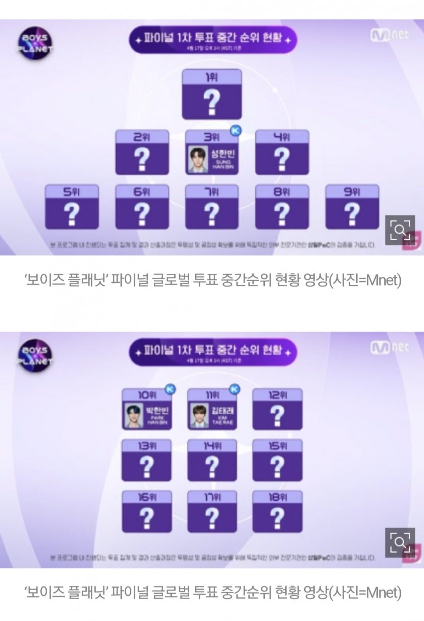 [정보/소식] CJ 밀어주기?? 보플 순위 속보 영상 논란 | 인스티즈