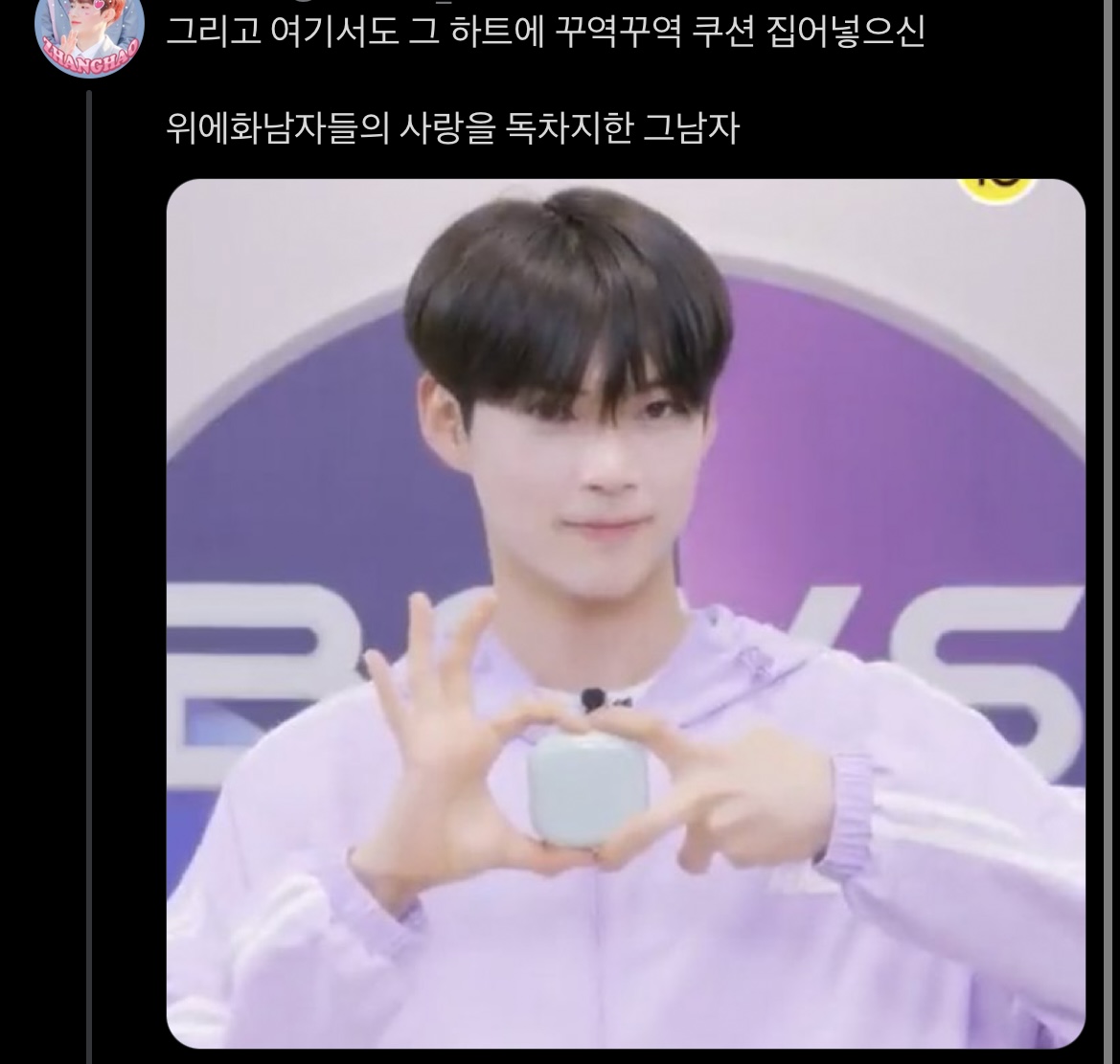 [잡담] 짹에서 위에화즈 라네즈 쿠션 글 보고 웃고 있는데 | 인스티즈