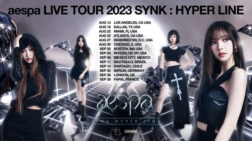 [정보/소식] 에스파 LIVE TOUR 2023 'SYNK : HYPER LINE' | 인스티즈