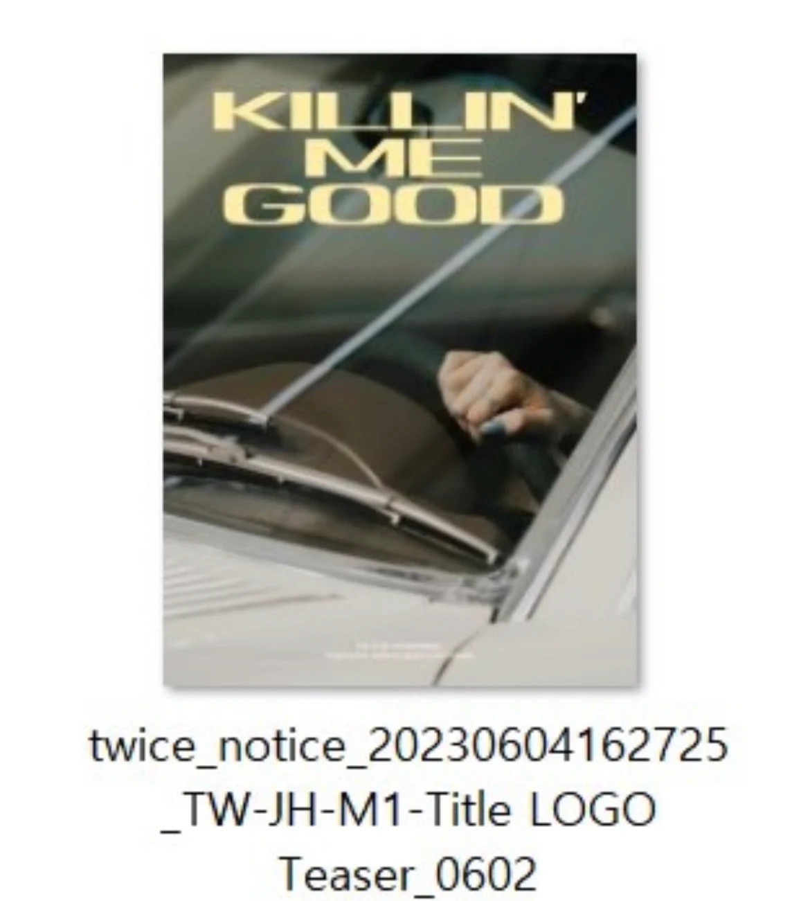[정보/소식] 트와이스 You're #KillinMeGood August 2023 (지효 솔로 추정) | 인스티즈