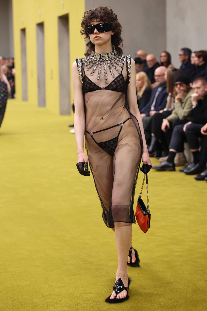 Micro bras are the unexpected trend of autumn/winter 2023 2024
