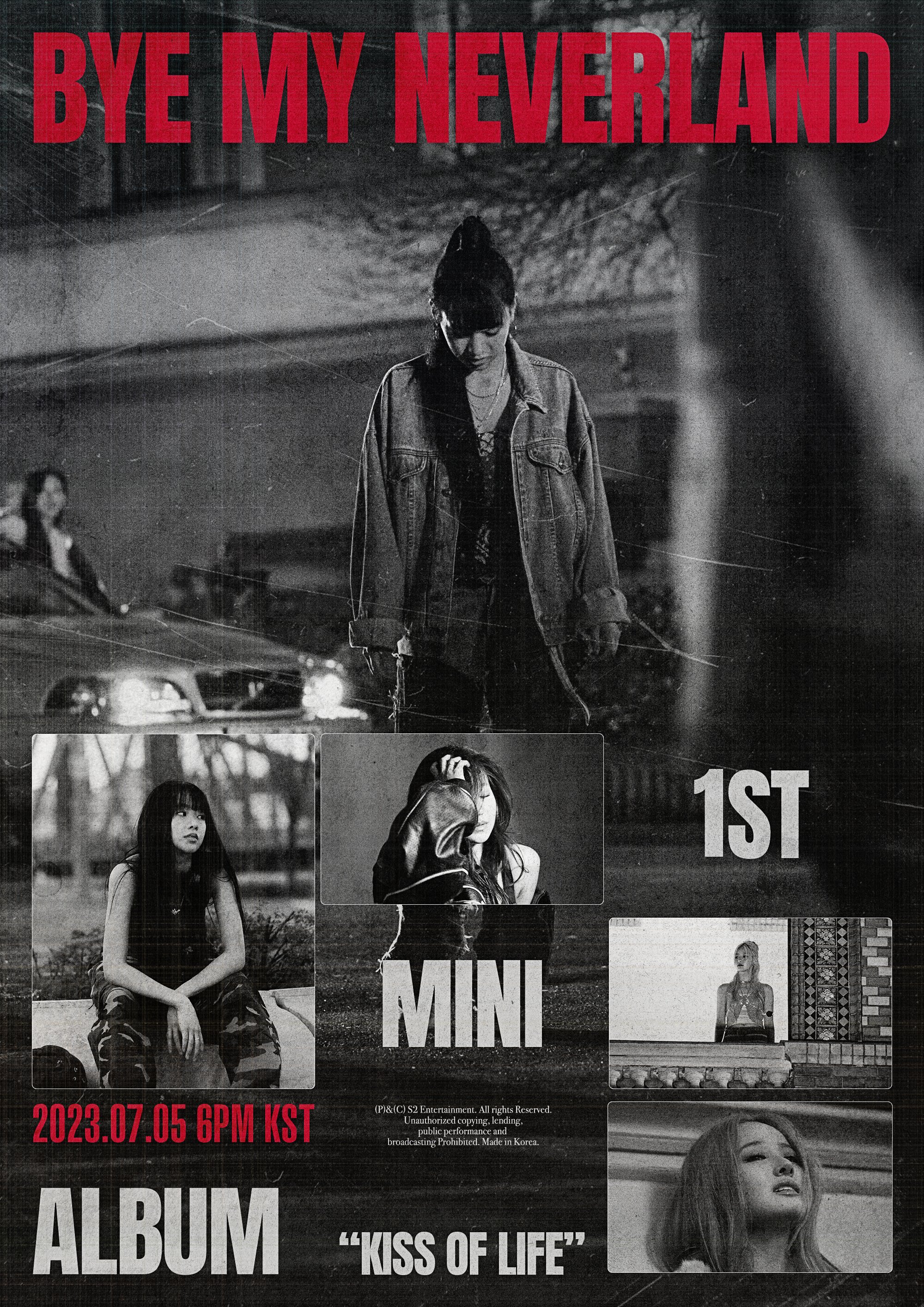 [정보/소식] KISS OF LIFE 1st Mini Album "KISS OF LIFE" By My Neverland (안녕, 네버랜드) 포스터 | 인스티즈