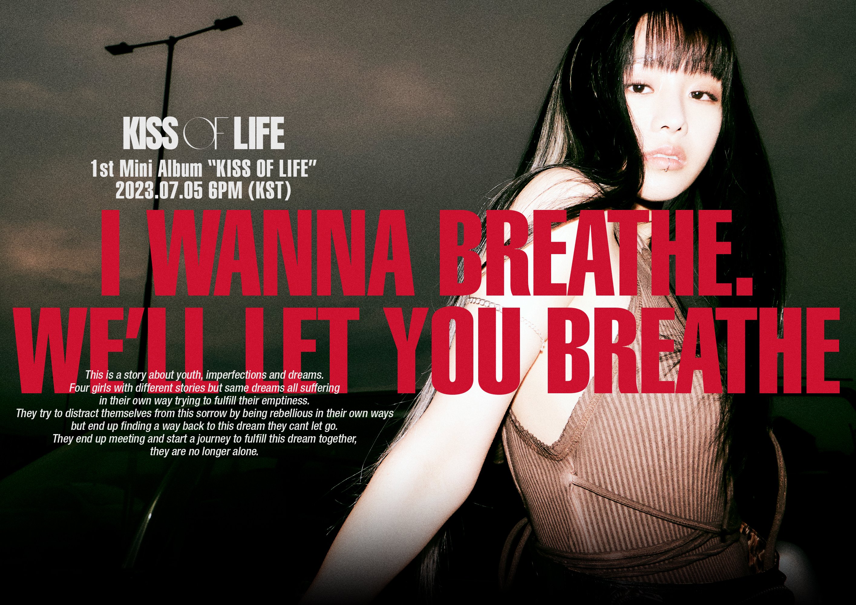 [정보/소식] KISS OF LIFE 1st Mini Album "KISS OF LIFE" 나띠&벨 컨셉 포스터 | 인스티즈