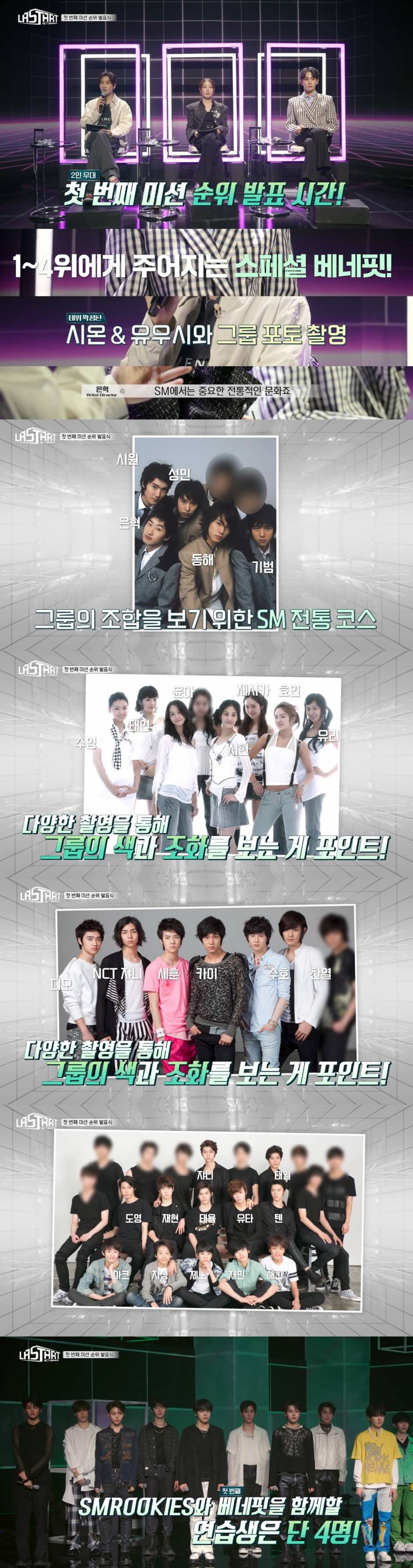 라스타트 첫 번째 미션이 끝나고 순위 발표 (ㅅㅍㅈㅇ) + 1차 미션 최종6인 그룹포토 | 인스티즈
