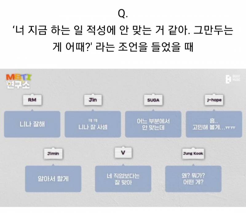 '너 지금 하는 일 적성에 안맞는거 같아. 관두는 게 어때?' | 인스티즈