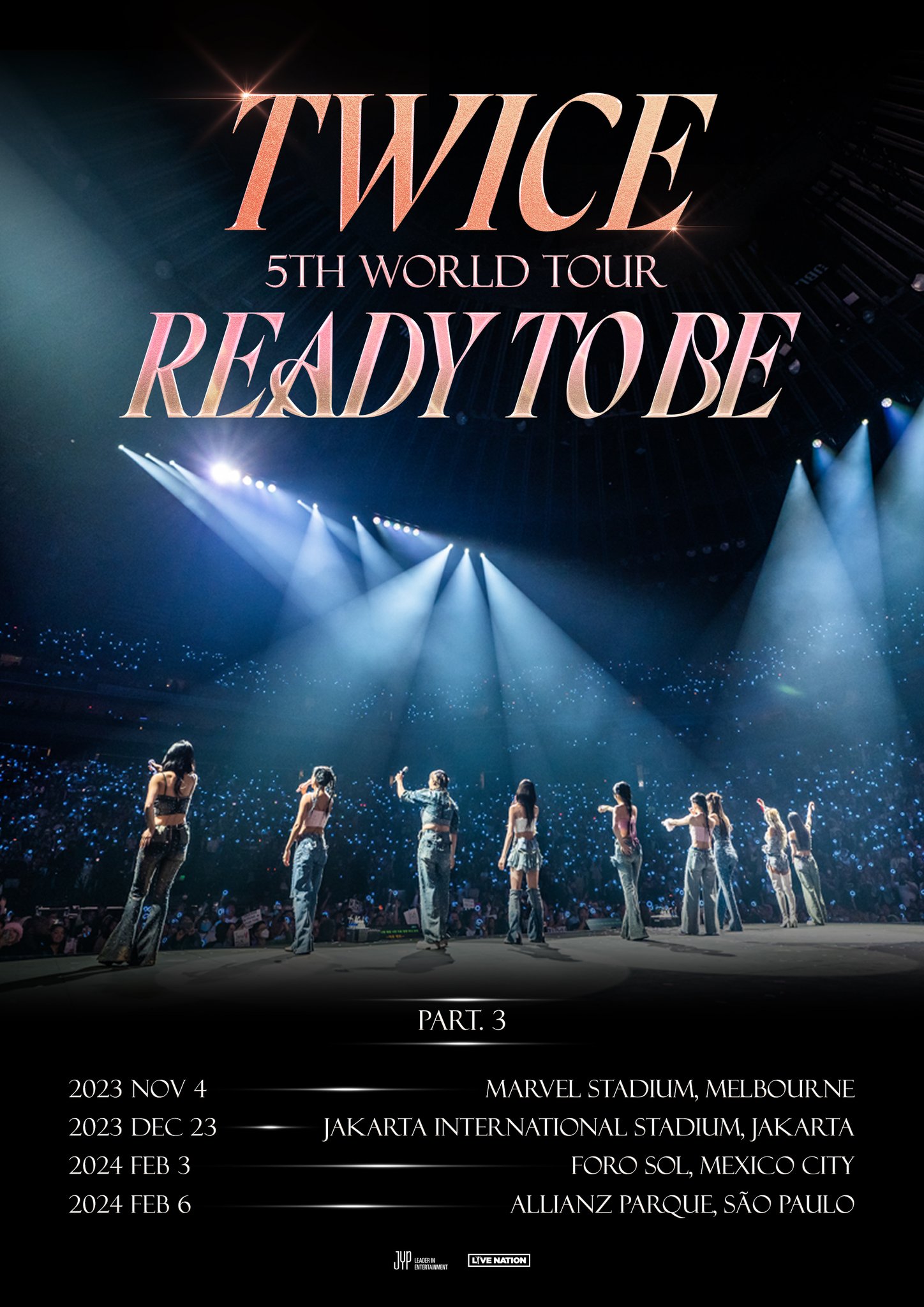 23일(토), 💖트와이스 5TH WORLD TOUR "READY TO BE" IN JAKARTA🍭 | 인스티즈