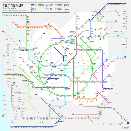 [정보/소식] 서울 지하철 노선도 40년만에 바뀐다 2호선은 동그라미 | 인스티즈