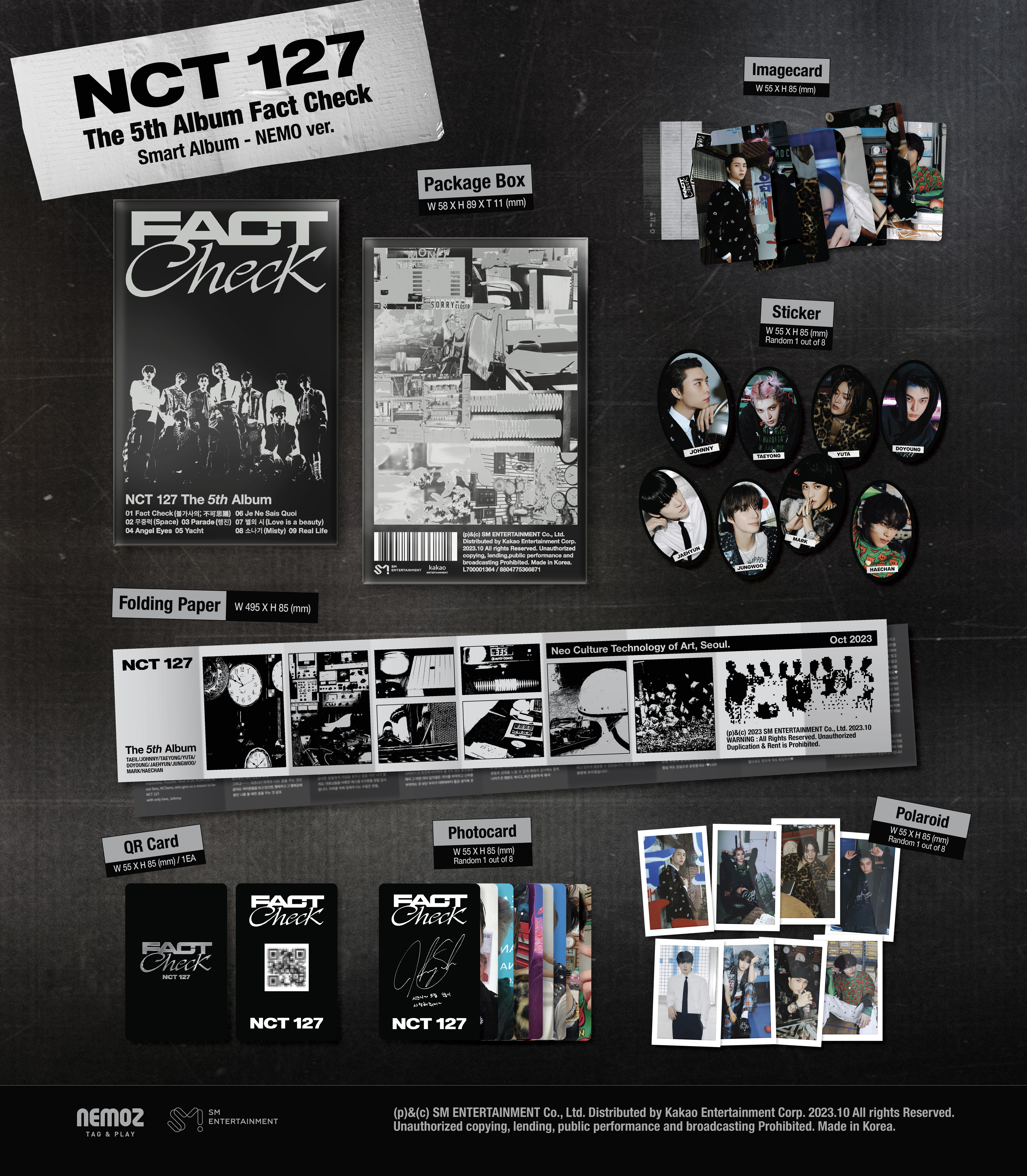 [정보/소식] NCT 127 The 5th Album [FactCheck] 앨범 사양 | 인스티즈