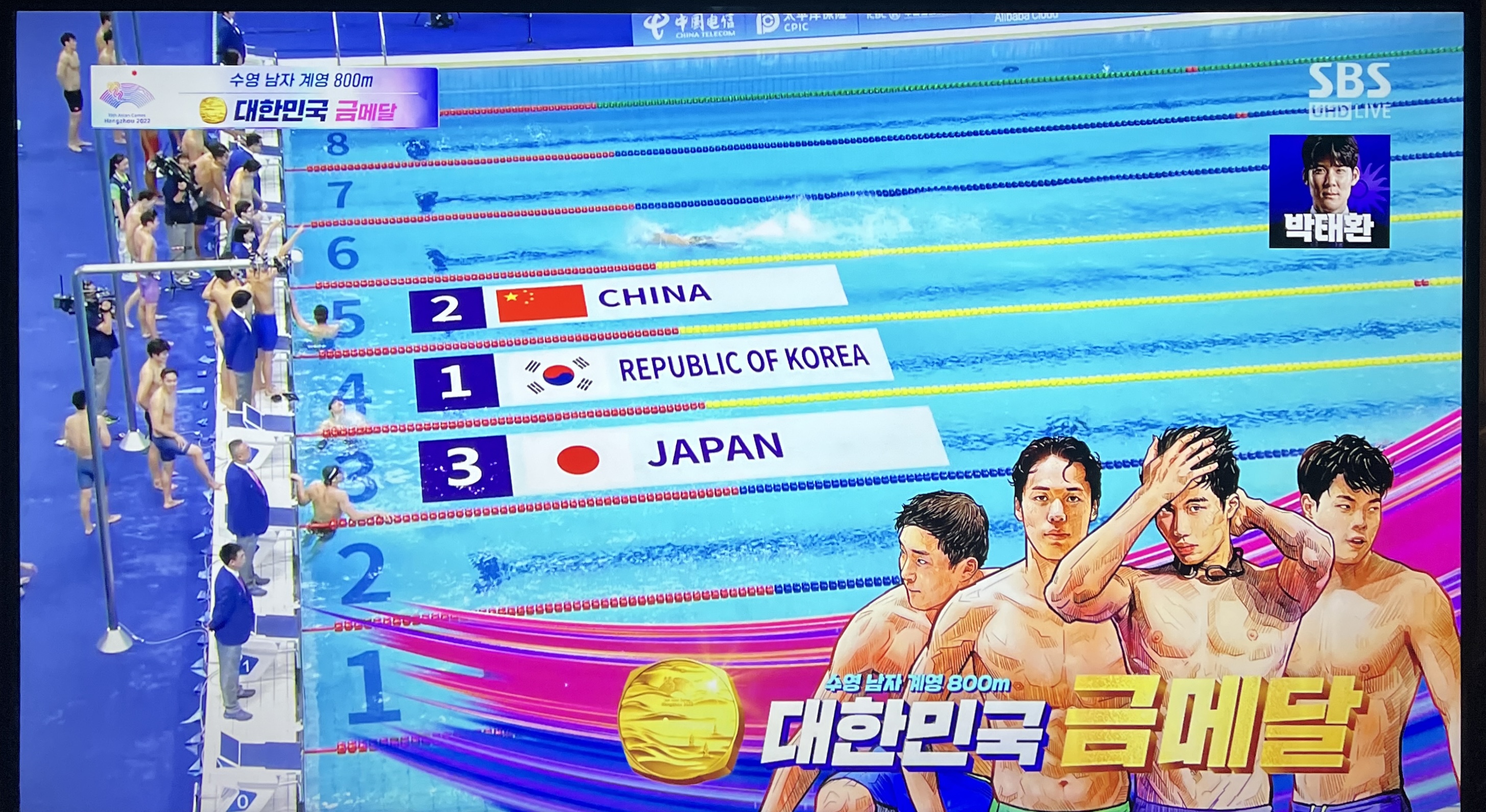 [정보/소식] 수영 남자 계영 800m 금메달🥇 | 인스티즈