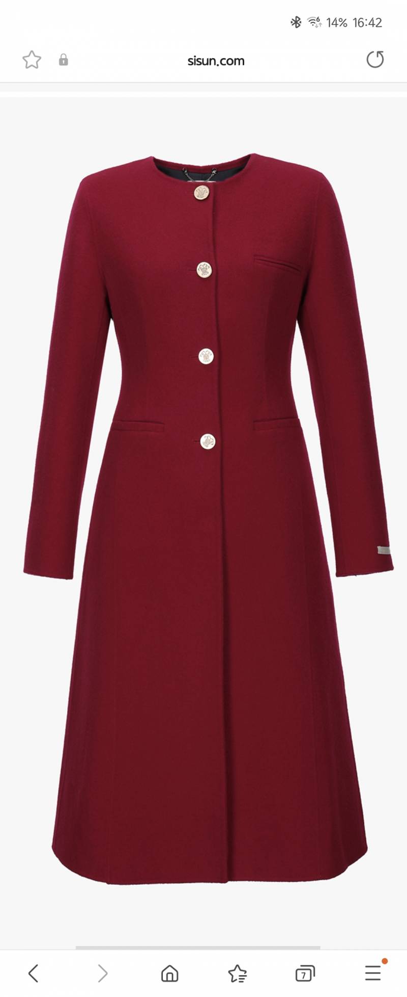 [잡담] 이 빨간색 코트 사는거 에반가? | 인스티즈