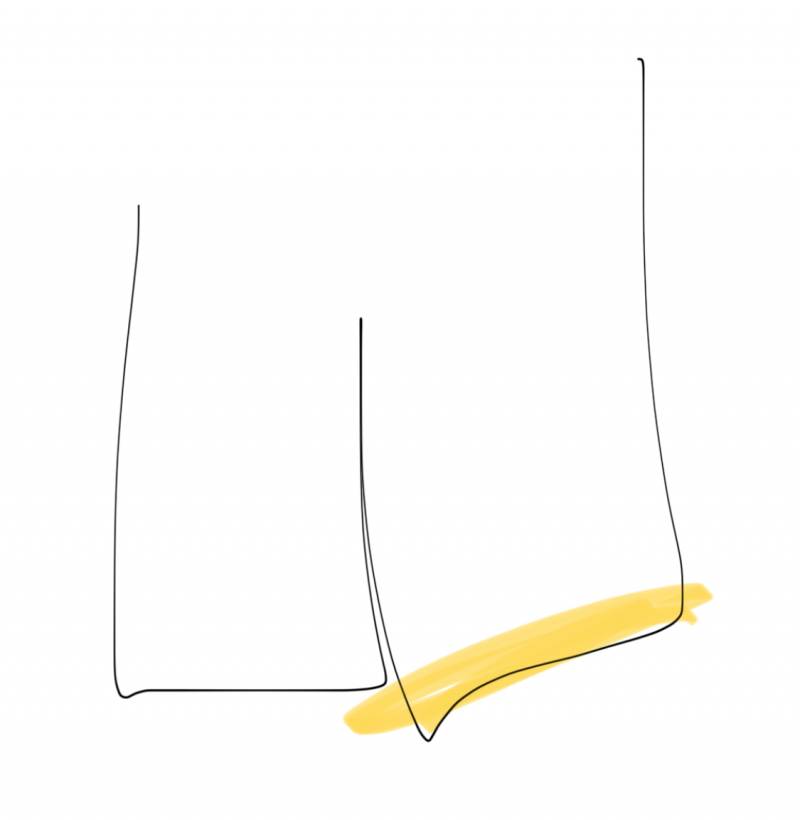 [잡담] 익들아 바지 밑단이 여기 맞지? | 인스티즈