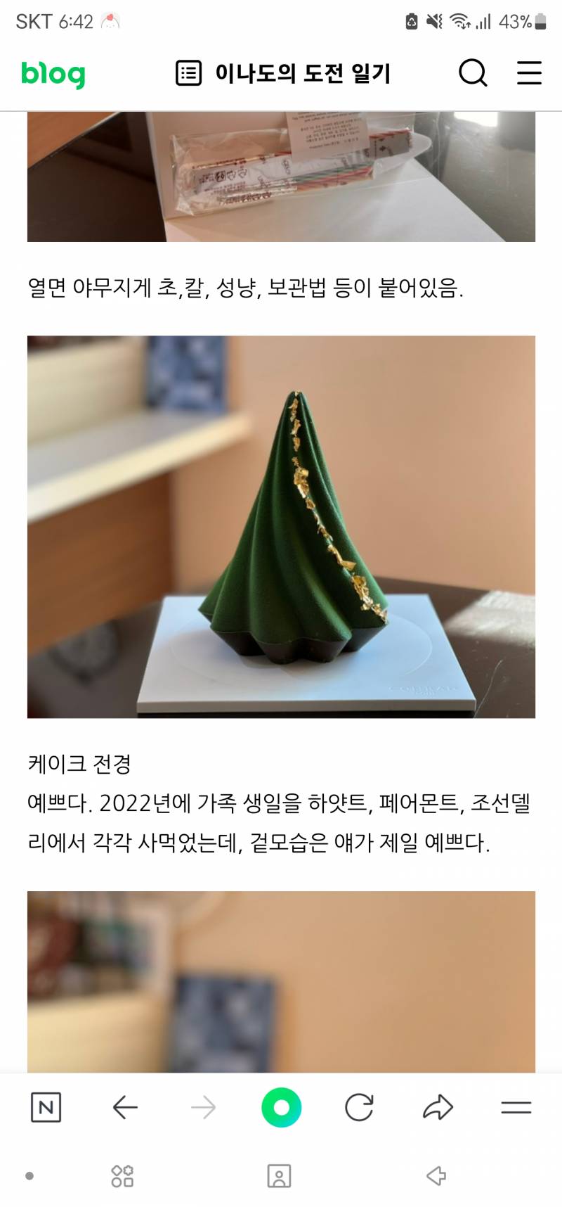 [잡담] 익들아 트리 케이크 이거 어때??? | 인스티즈