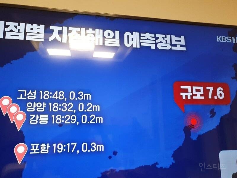우리나라 지도에서 독도를 빼버린 KBS 뉴스 | 인스티즈