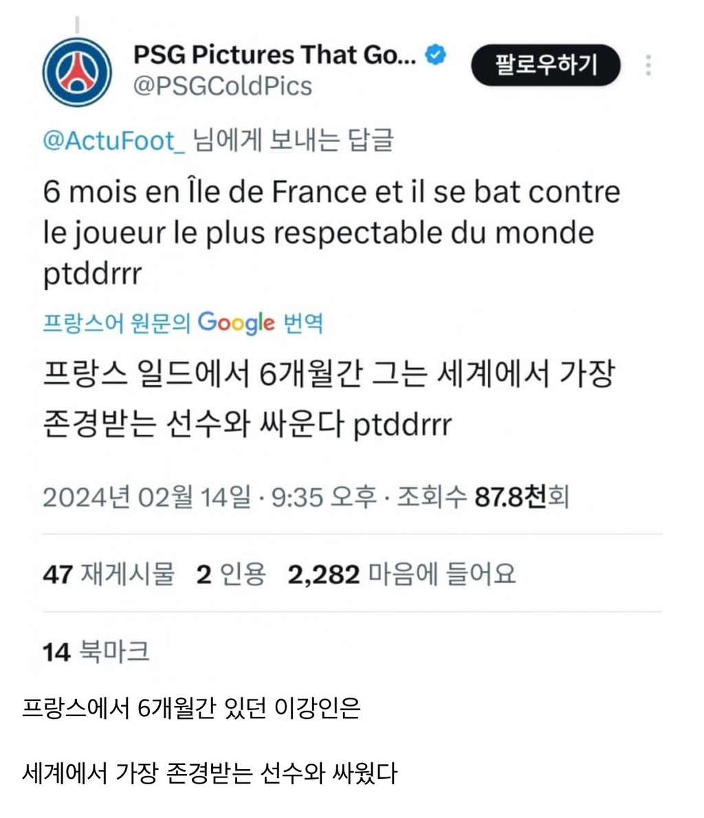 [정보/소식] 파리 PSG & 토트넘 팬들 반응 | 인스티즈