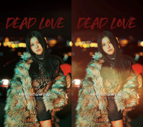 [정보/소식] 흑화한 민서, 'DEAD LOVE' 무빙 포스터 속 독보적 아우라 | 인스티즈