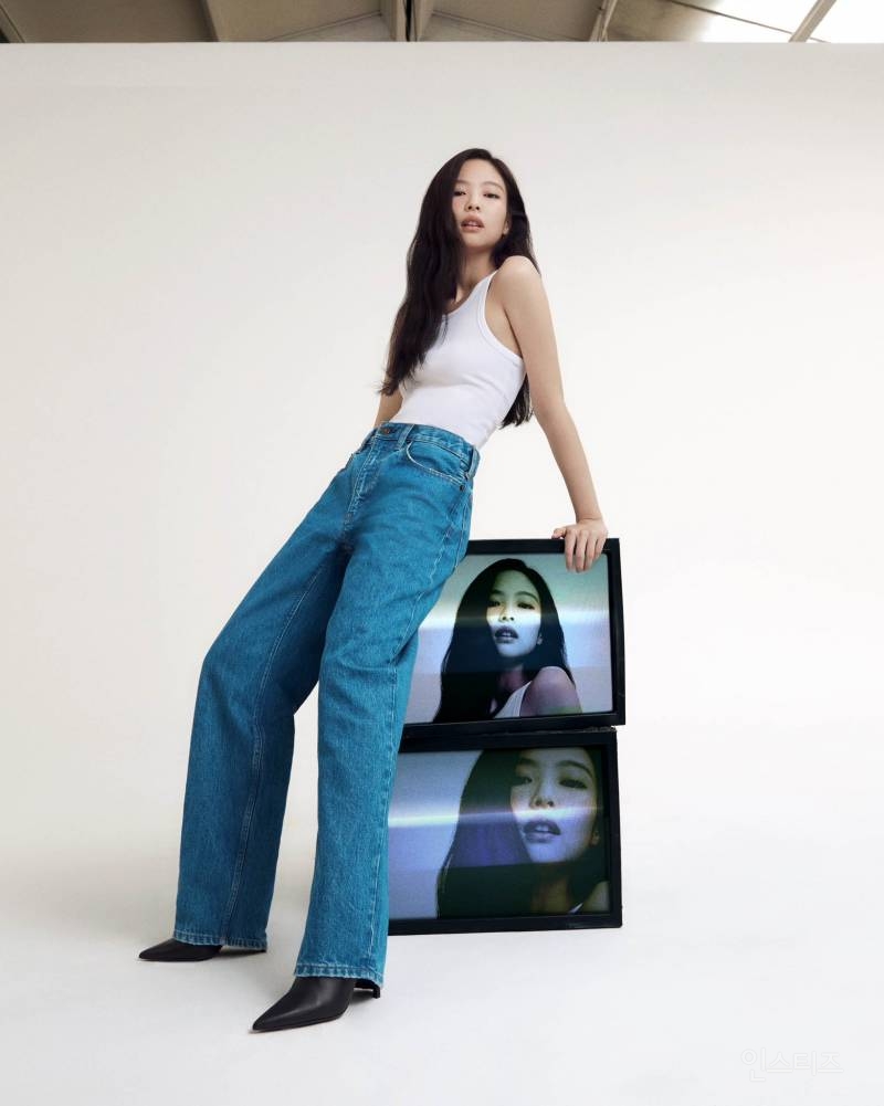 블랙핑크 제니 × 캘빈클라인 2024 봄 데님 캠페인 | 인스티즈