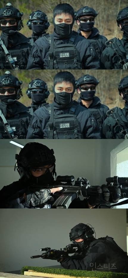 방탄 뷔.. 육군 쌍용부대 홍보 영상 짤 (SDT 흑복) | 인스티즈