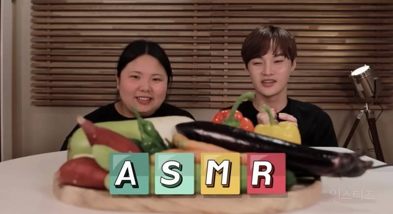 조회수 70만 넘긴 채소 먹방 ASMR 영상 | 인스티즈