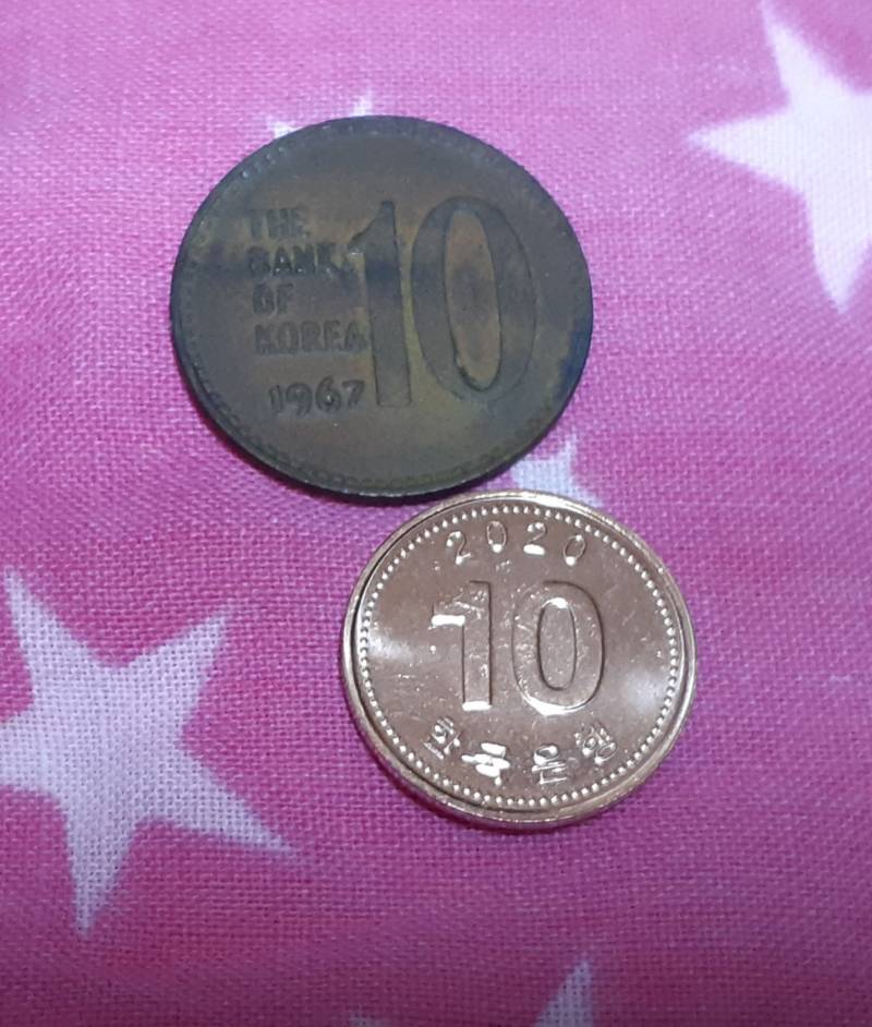 [잡담] 오래 된 십원짜리 옛날 동전 | 인스티즈