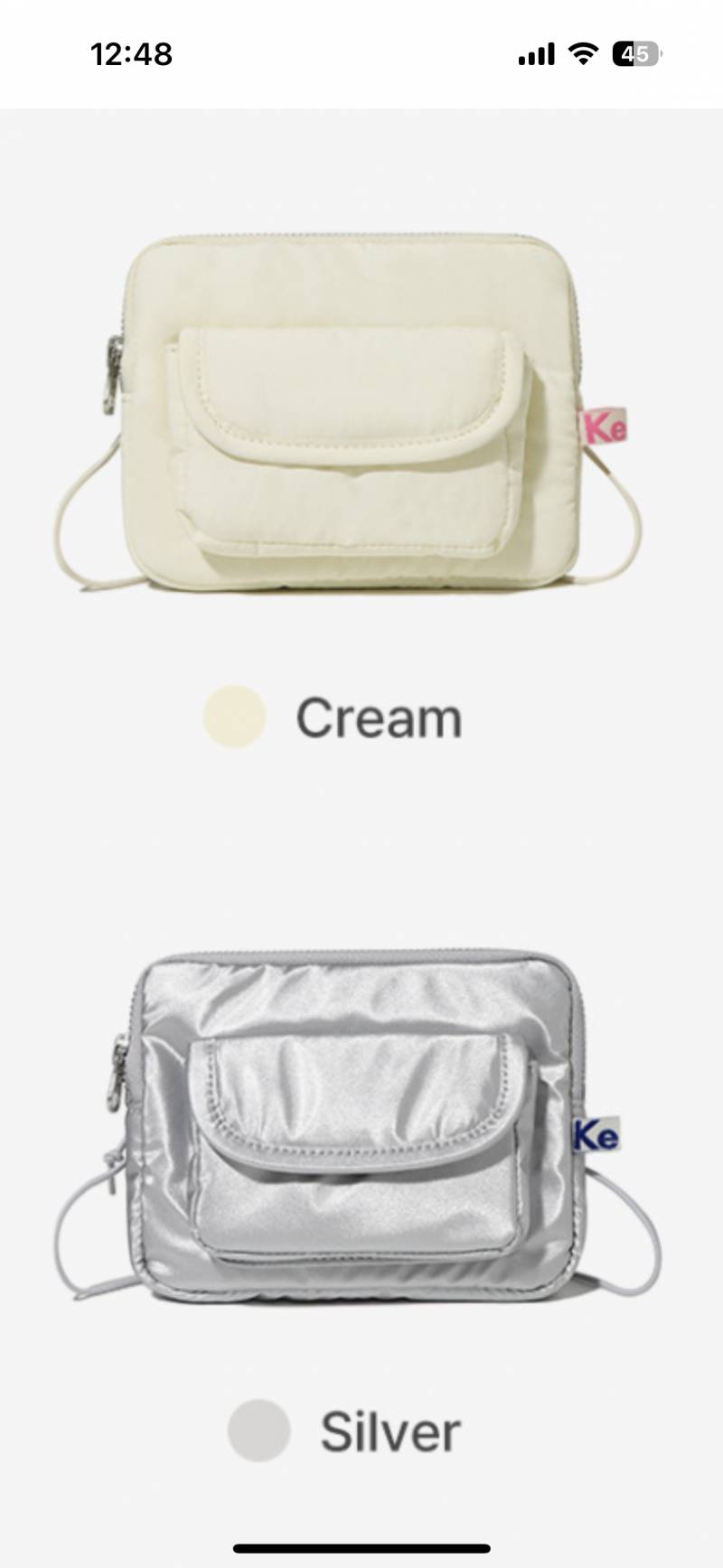 [잡담] 가방 색깔 골라주라!!! 크림 vs 실버 | 인스티즈